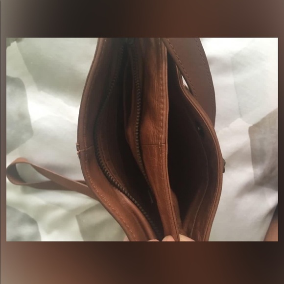 Witchery Tan Leather Crossbody Handmade Bag ๐. - Picture 4 of 7